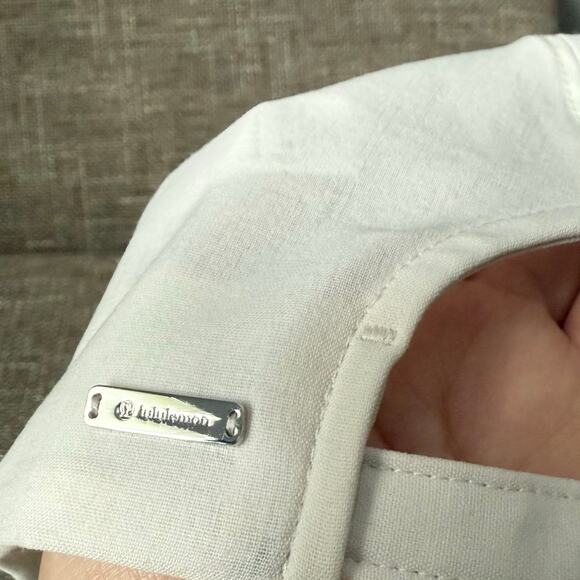 Lululemon Womens Baller‎ Hat Soft Embroidered Off White Color - Picture 7 of 11